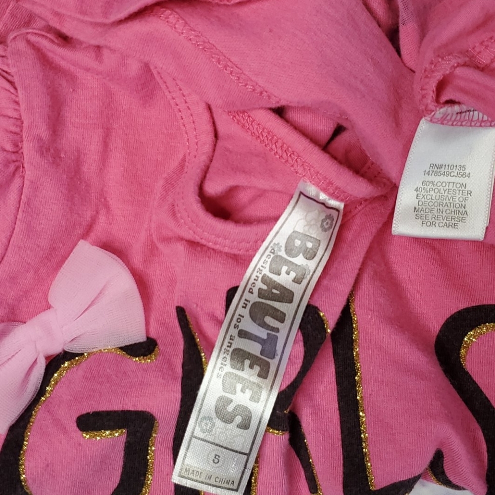 Set of 5 Mixed Brand Kids Long Sleeve Tops - Picture 6 of 7
